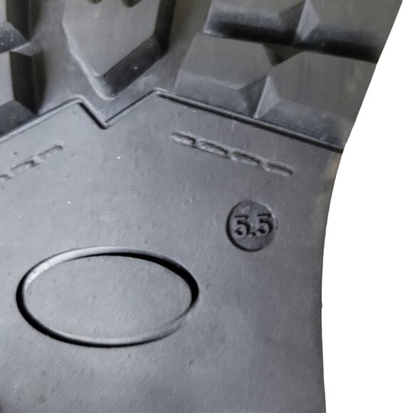 Steve Madden Captain Biker Combat Boots with Leather Straps/ Bling Size 5.5 - Picture 8 of 10